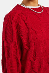 CCC Raglan Sweater - Red