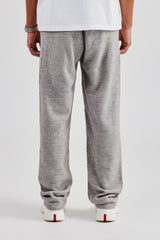 Flauschiger Jogginganzug mit C-Intarsienmuster - Grau