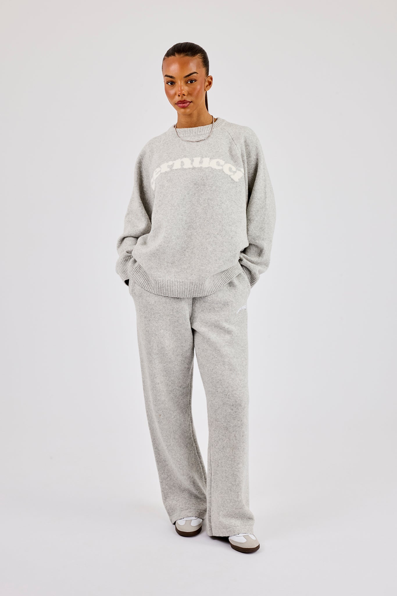 knit-logo-sweat-jogger-grey-womens-sets-shop-tracksuits-at