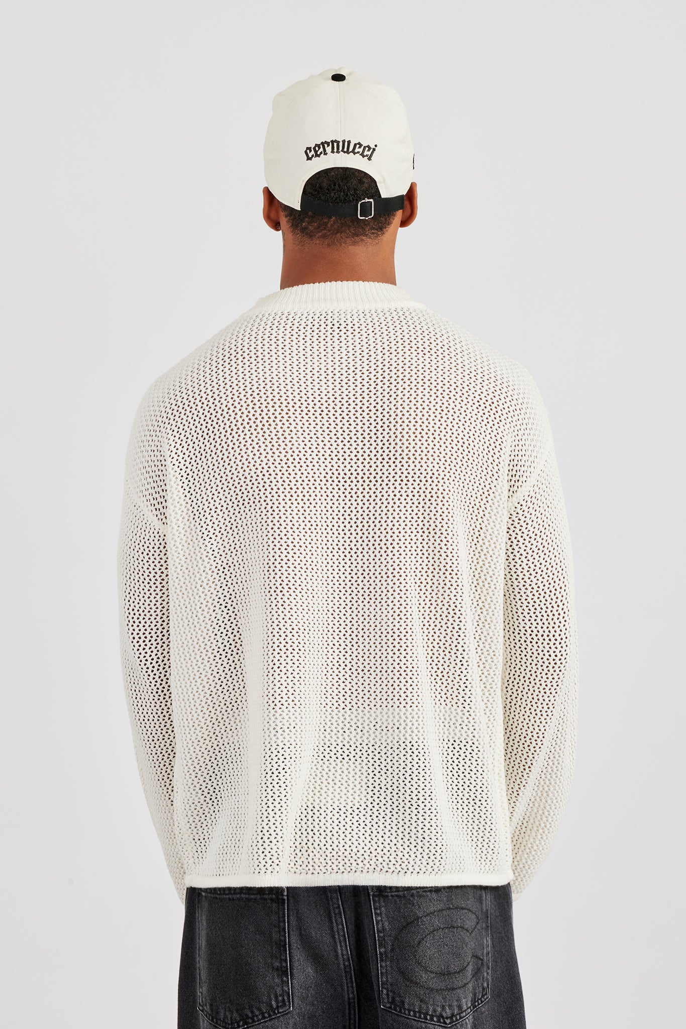 Long Sleeve 86 Knit Top - Off White | Mens Knitwear | Shop