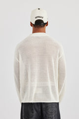 Long Sleeve 86 Knit Top - Off White