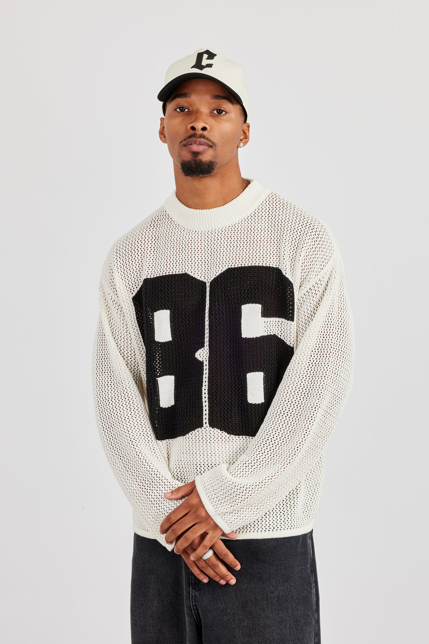 Long Sleeve 86 Knit Top - Off White