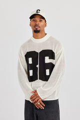 Long Sleeve 86 Knit Top - Off White