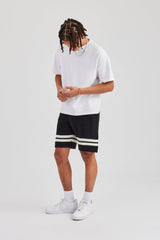 Loose Fit Knitted Short - Black