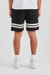 Loose Fit Knitted Short - Black