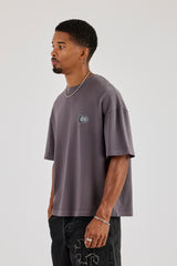 Washed Tempo Perdido Boxy T-Shirt - Grey