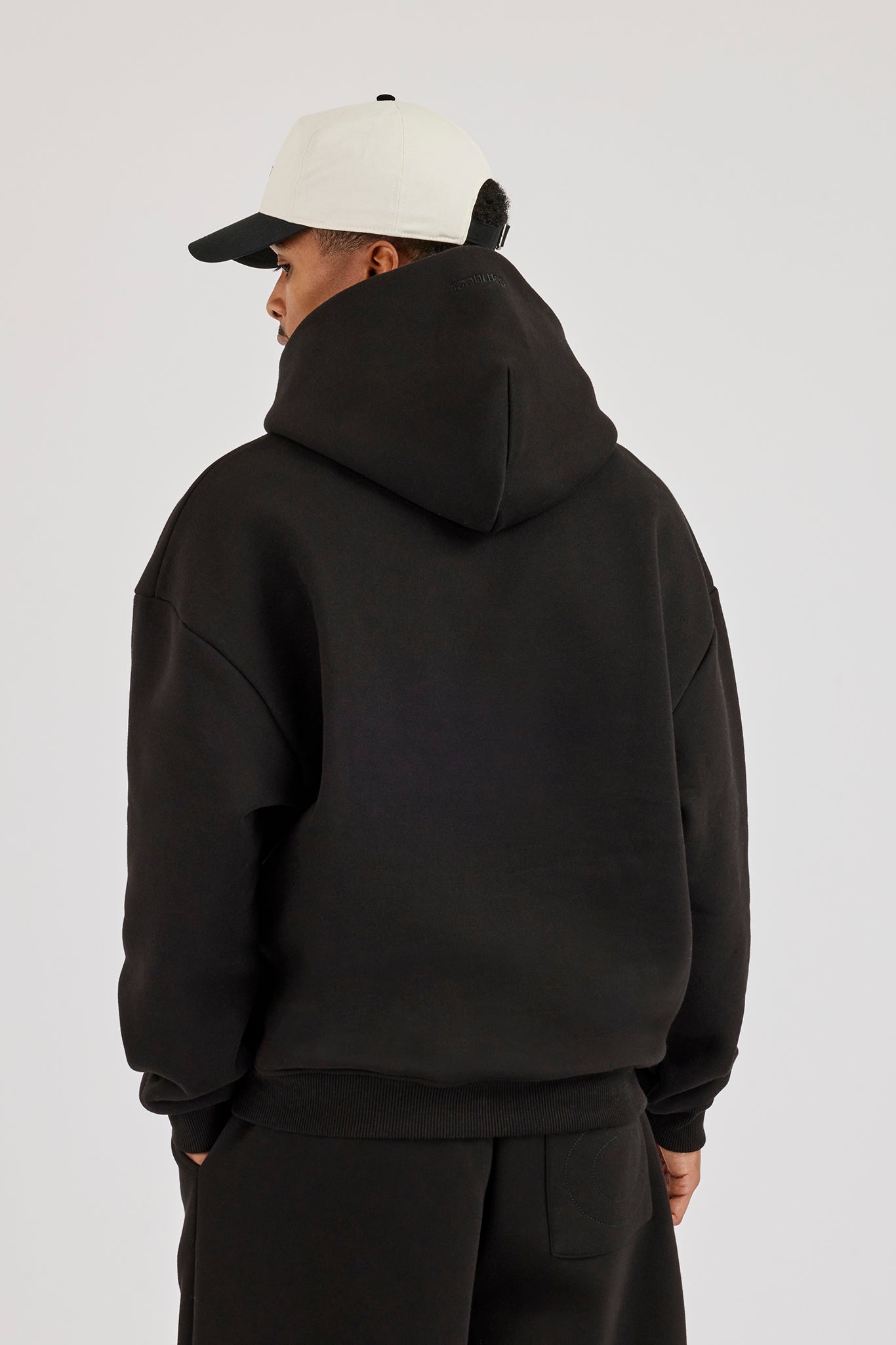 480GSM Fleece Hoodie - Black