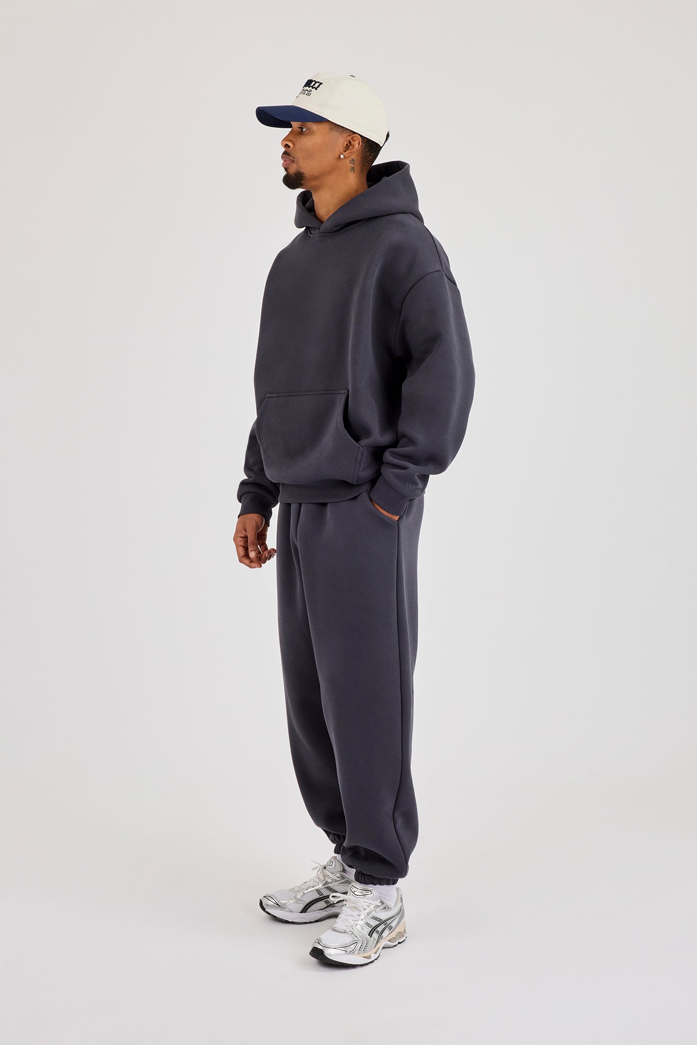 480GSM Fleece Cuffed Jogger - Granite Grey