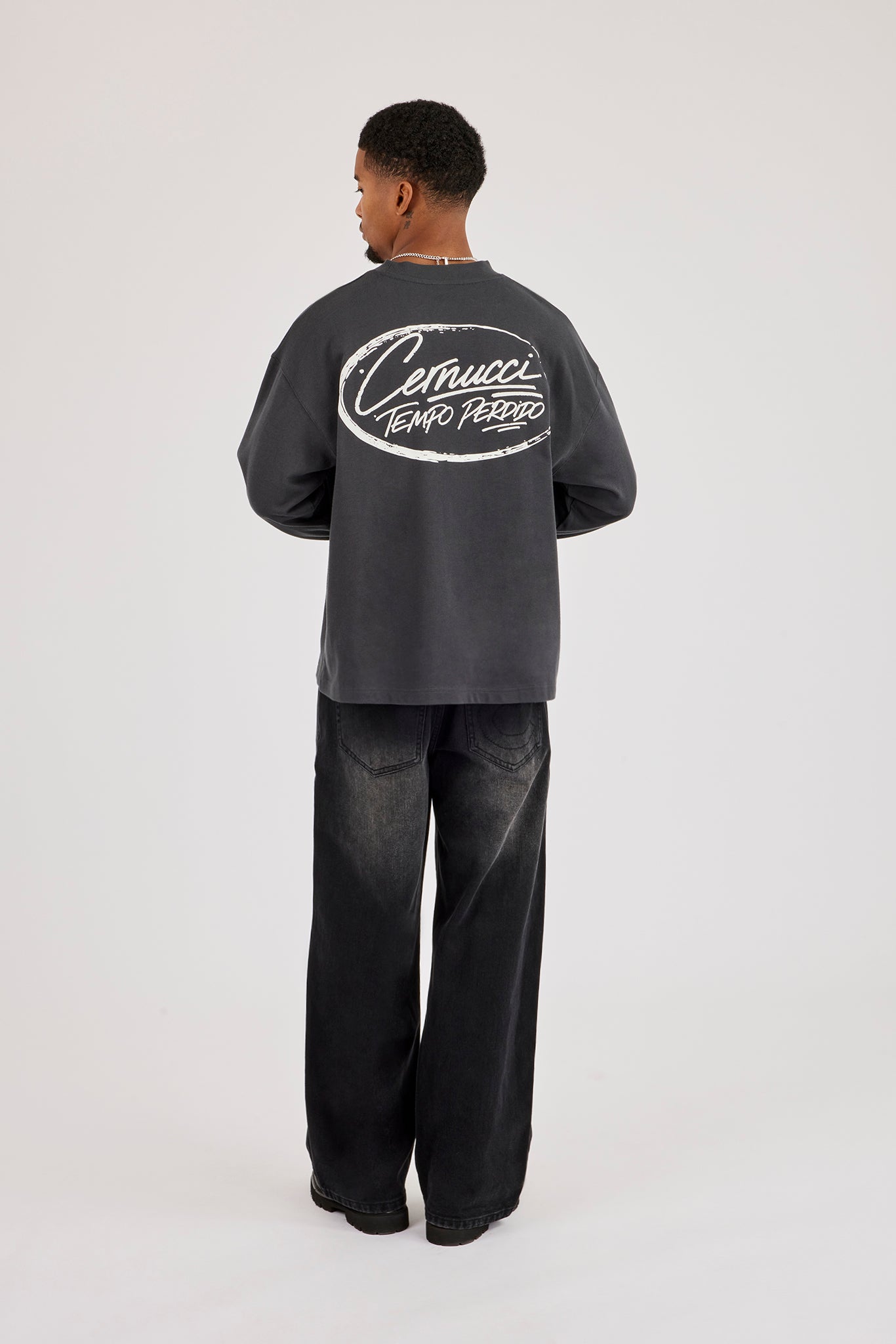 Long Sleeve Tempo Perdido T-Shirt - Charcoal
