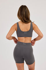 Classic Scoop Neck Bralet - Granite Grey