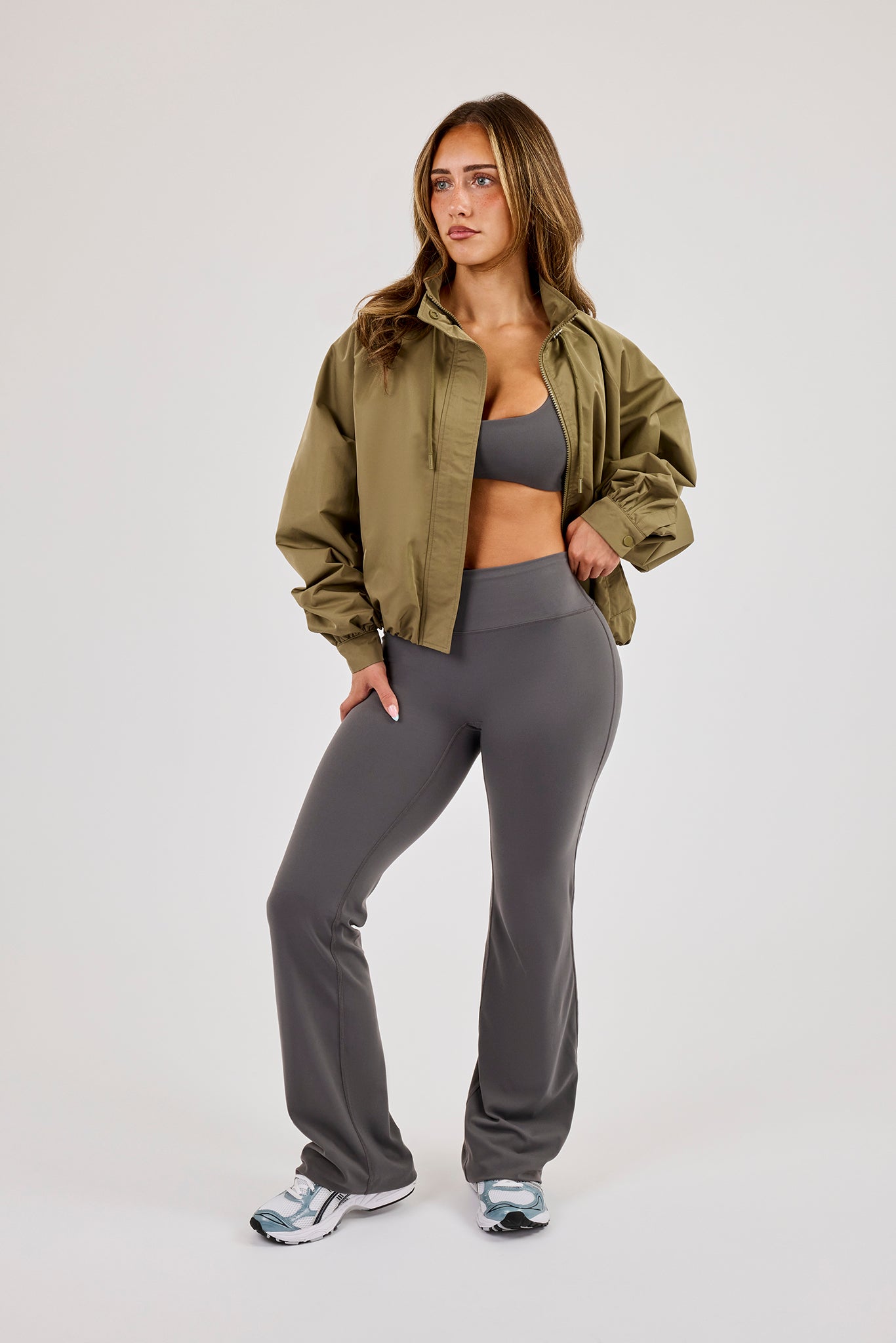 Classic Flared Pant - Granite Grey