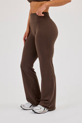 Classic Flared Pant - Chocolate