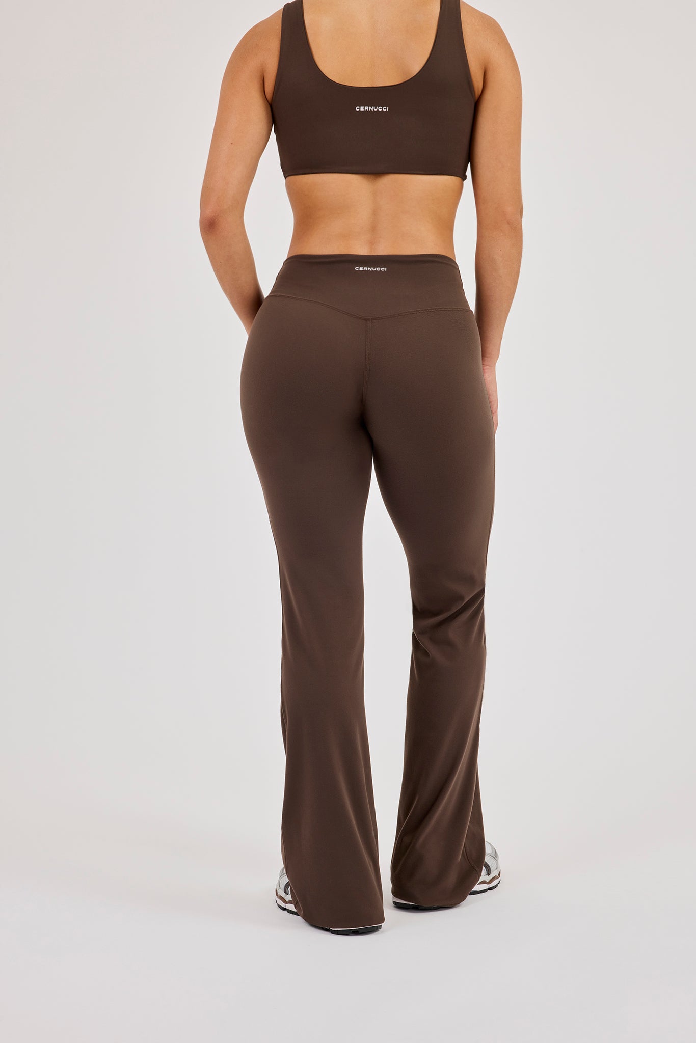 Classic Flared Pant - Chocolate