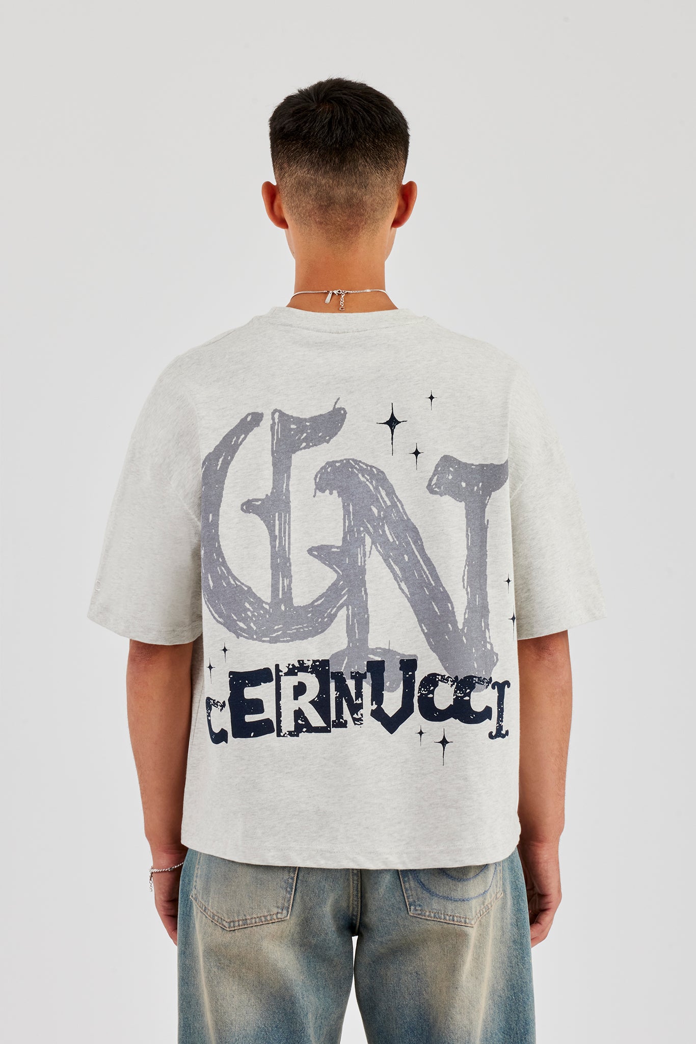 CN Boxy T-Shirt - Ash Grey