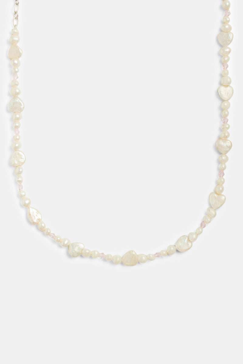Heart Shape Freshwater Pearl Necklace