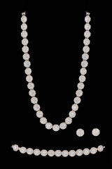 Iced Shape Cluster Tennis Chain, Bracelet & Stud - 6mm