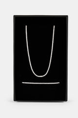 Micro Tennis Chain & Bracelet - 2.5mm