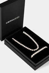 Clustered Tennis Chain & Bracelet - 7mm