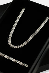 Iced Out Cuban Chain & Bracelet - 6mm