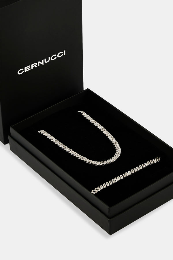 Iced Out Cuban Chain & Bracelet - 6mm