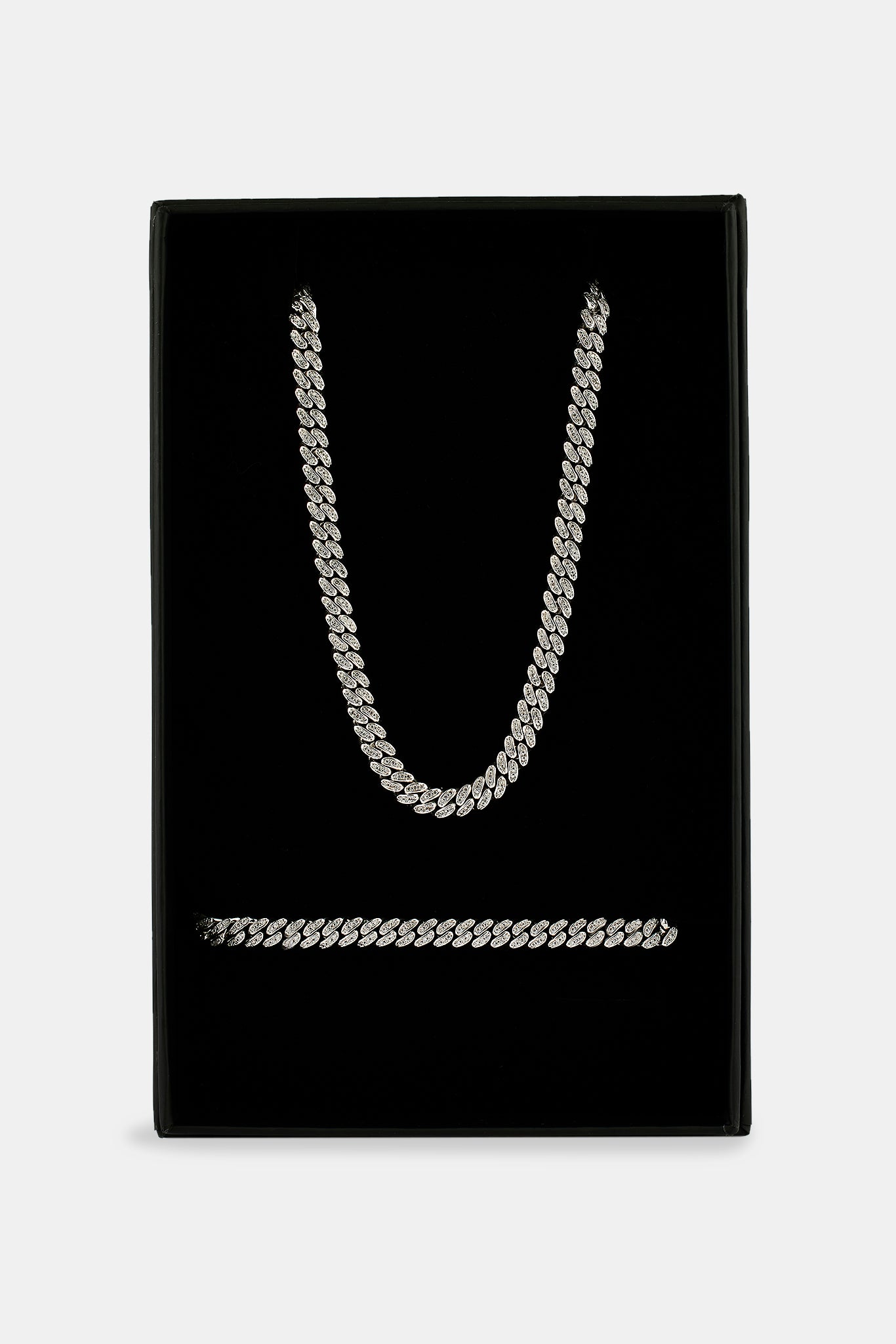 Iced Out Cuban Chain & Bracelet - 6mm
