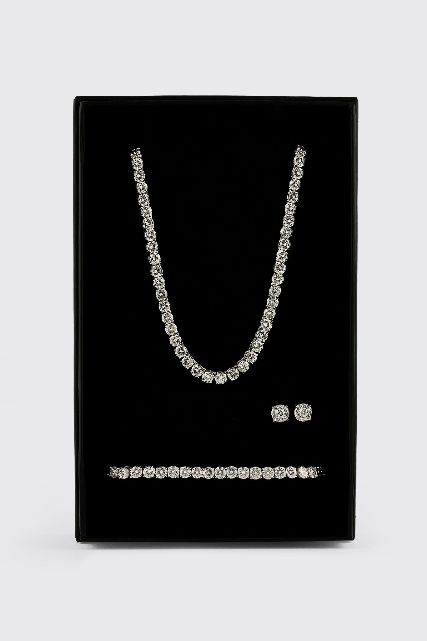 Tenniskette, Armband &amp; Ohrstecker – 5 mm