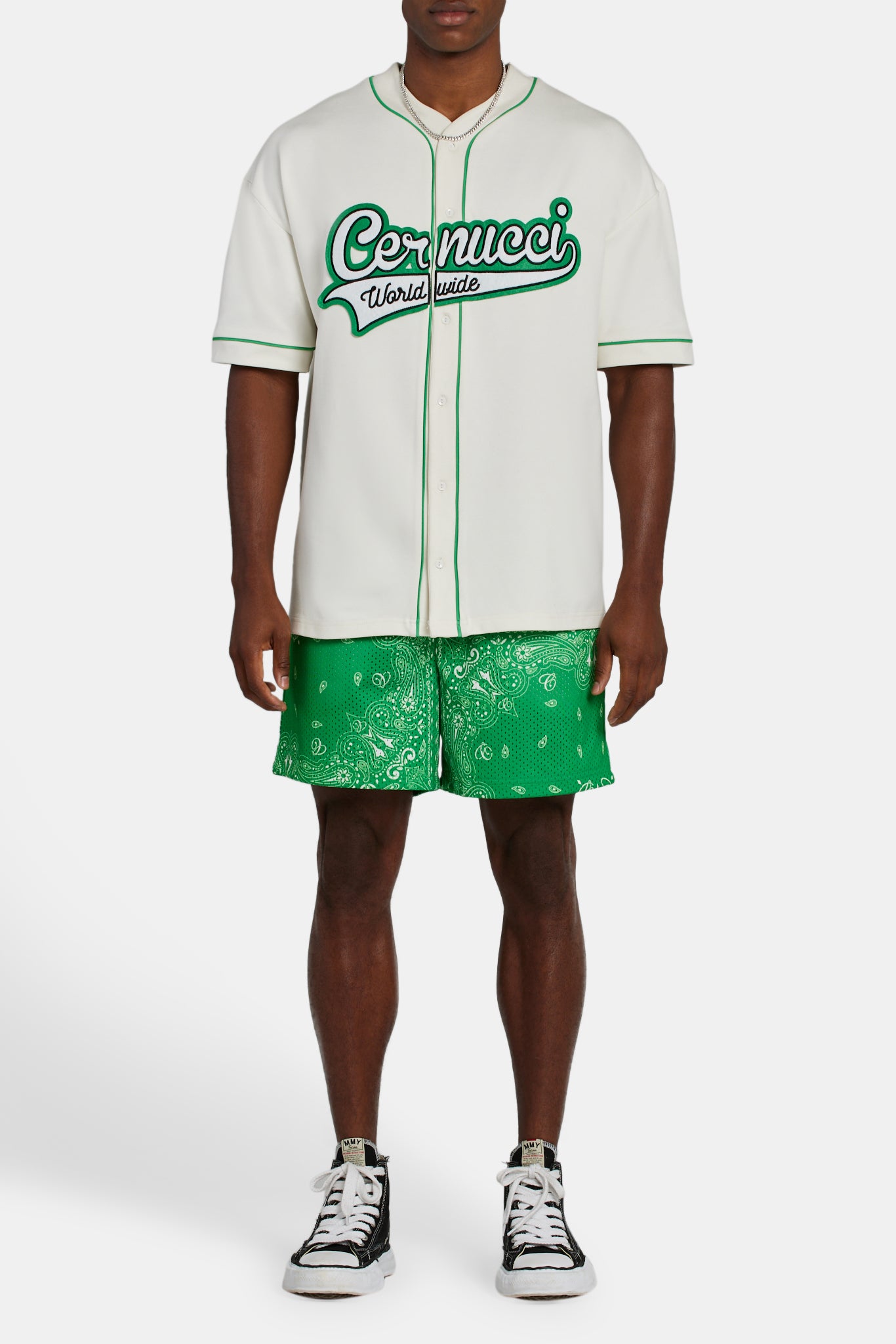 Cernucci Baseball Shirt - Off White