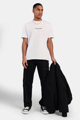 Cernucci Studios Besticktes T-Shirt - Weiß