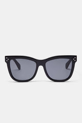 Cat Eye Acetate Sunglasses - Black