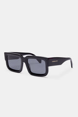 Chunky Acetate Sunglasses - Black