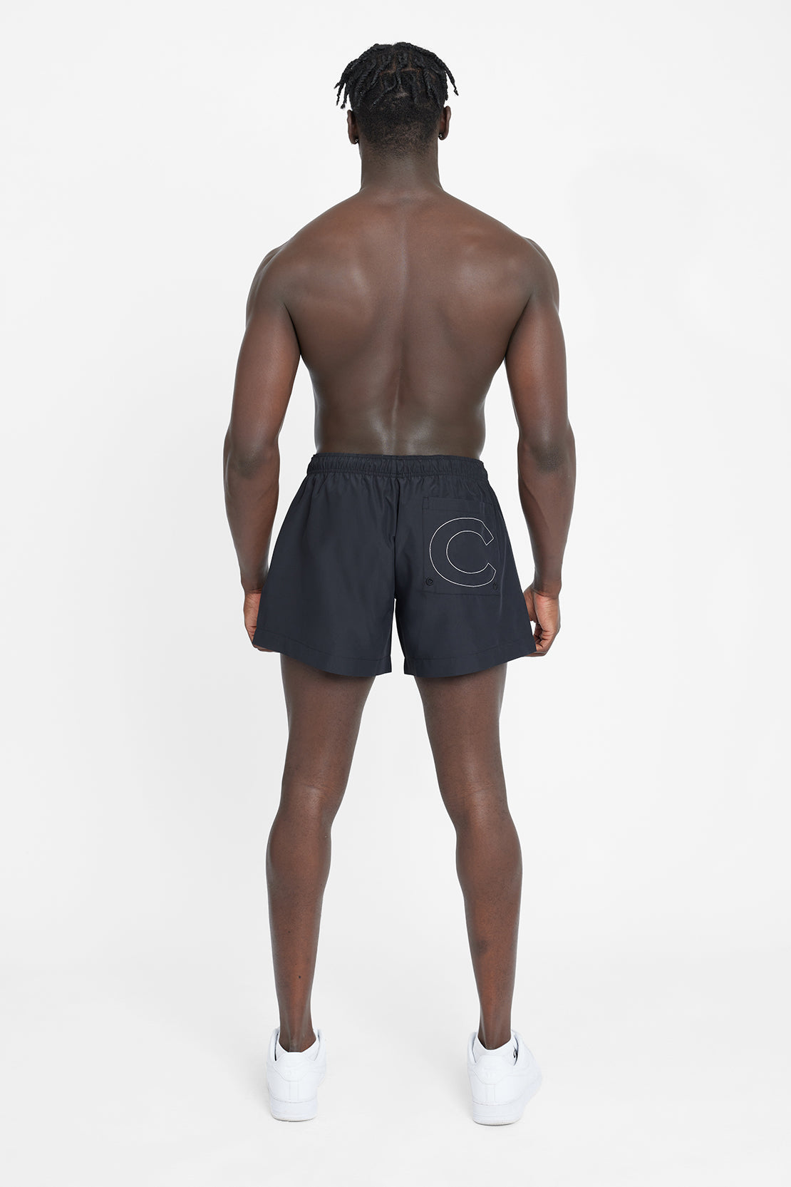 Cernucci Logo Badeshorts - Schwarz