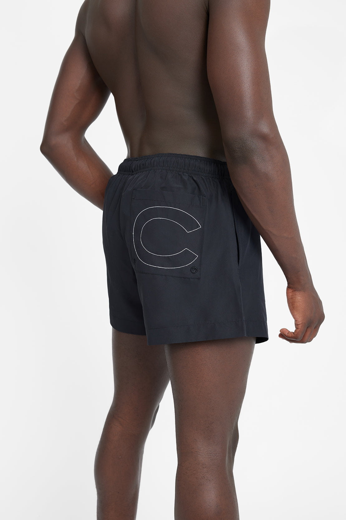 Cernucci Logo Badeshorts - Schwarz