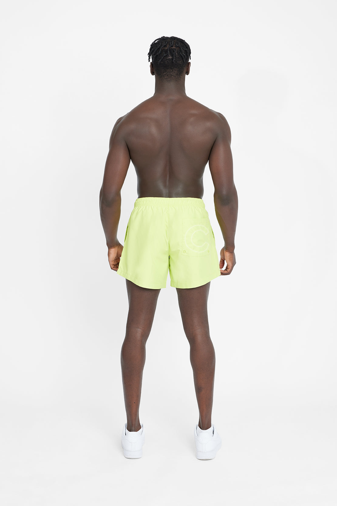 Cernucci Logo Badeshorts - Limette