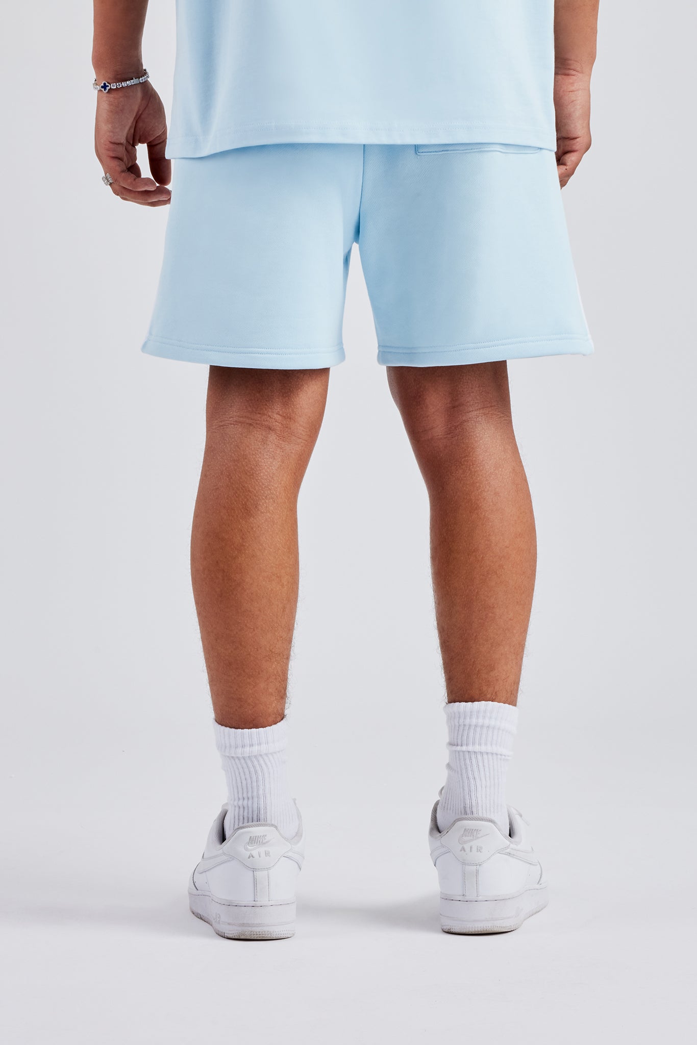 86 Varsity Jersey Short - Light Blue | Mens Shorts | Shop Plain