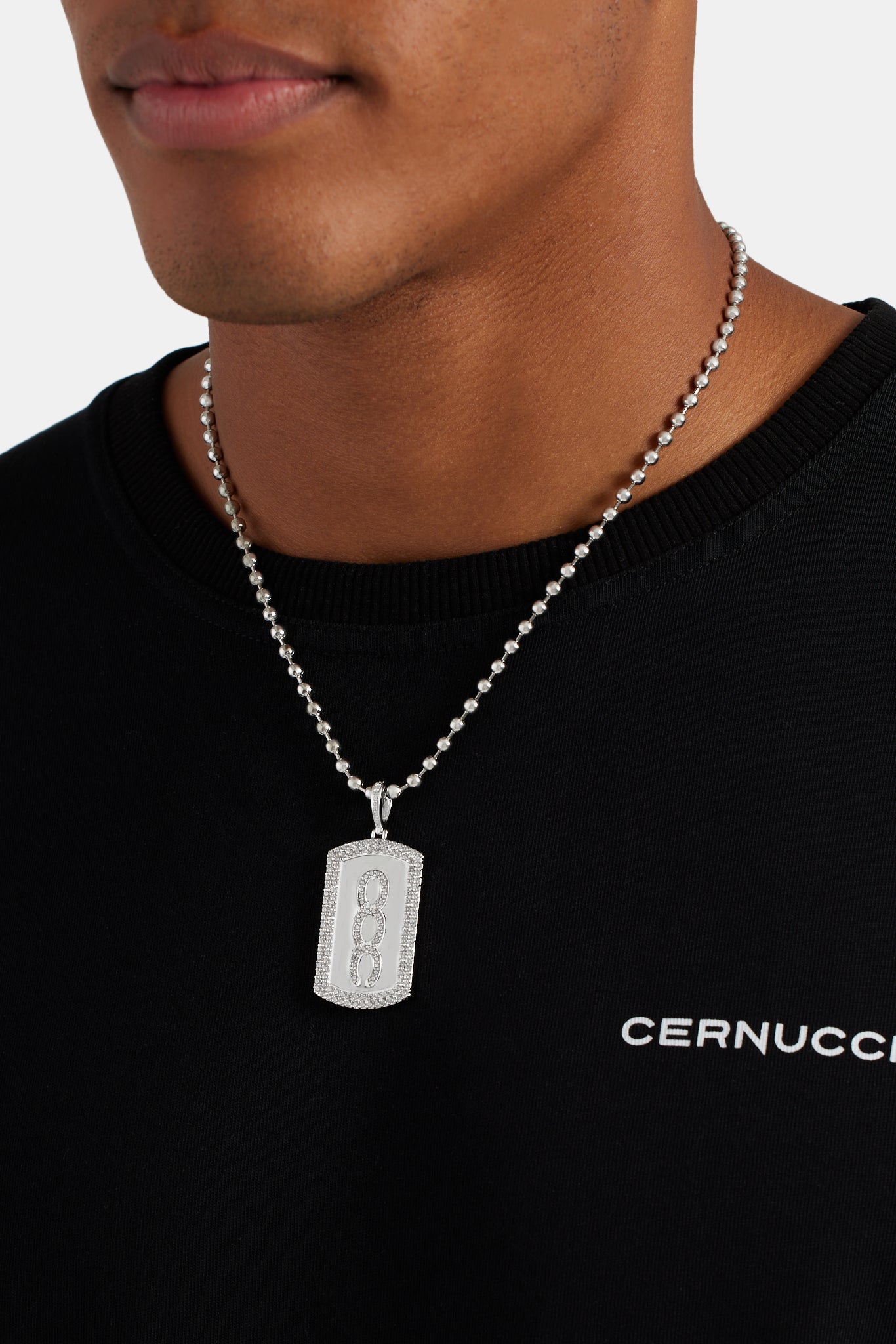 Iced CCC Dog Tag | Mens Pendants | Shop Dog Tag Pendants at