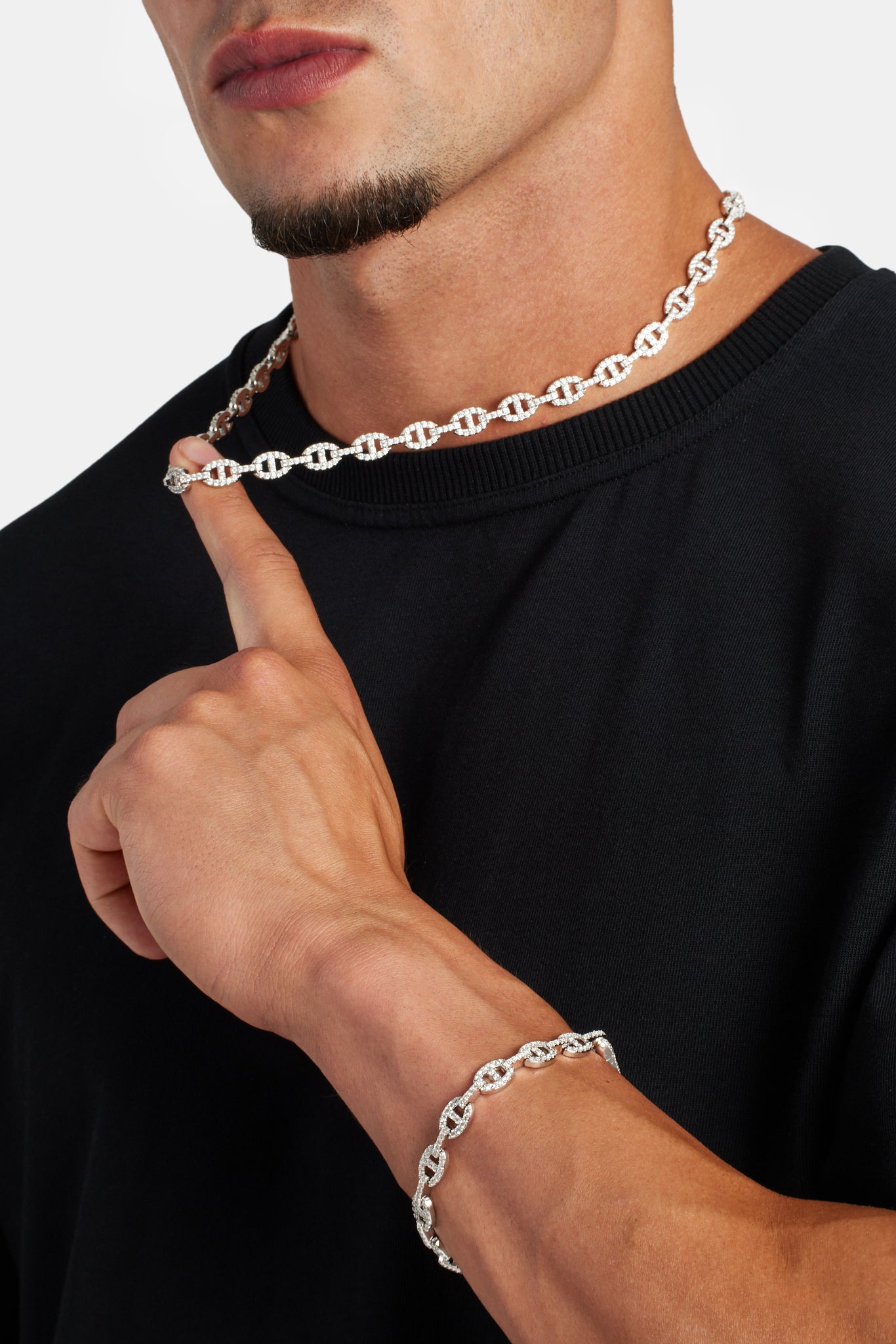 Iced CZ Coffee Bean Bracelet – Cernucci
