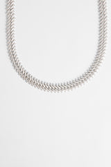 Iced Micro Pave Spike Kette