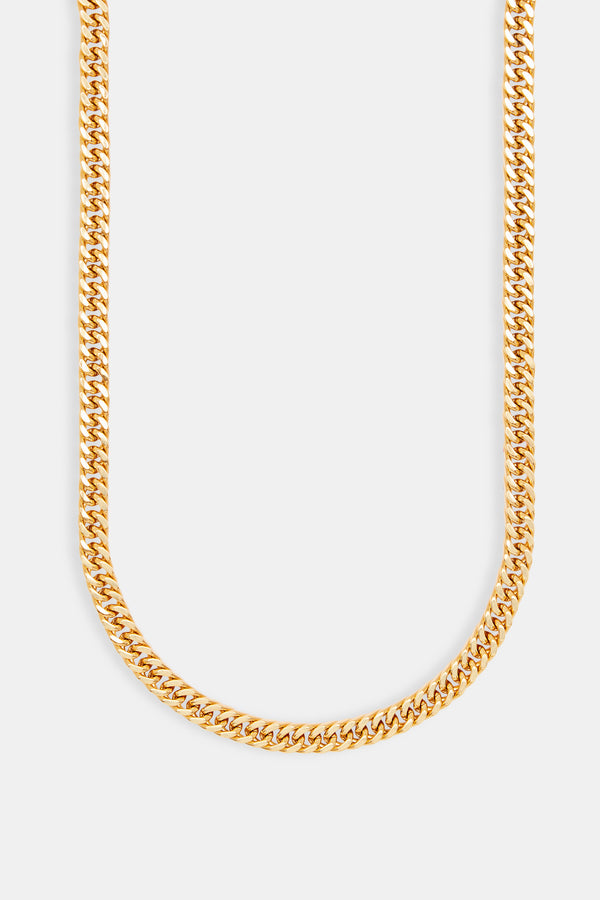 8mm Gold Plated Franco Chain