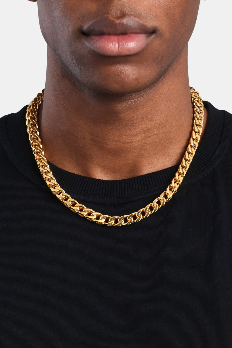 8mm Gold Plated Franco Chain Mens Chains Shop Franco Chains at
