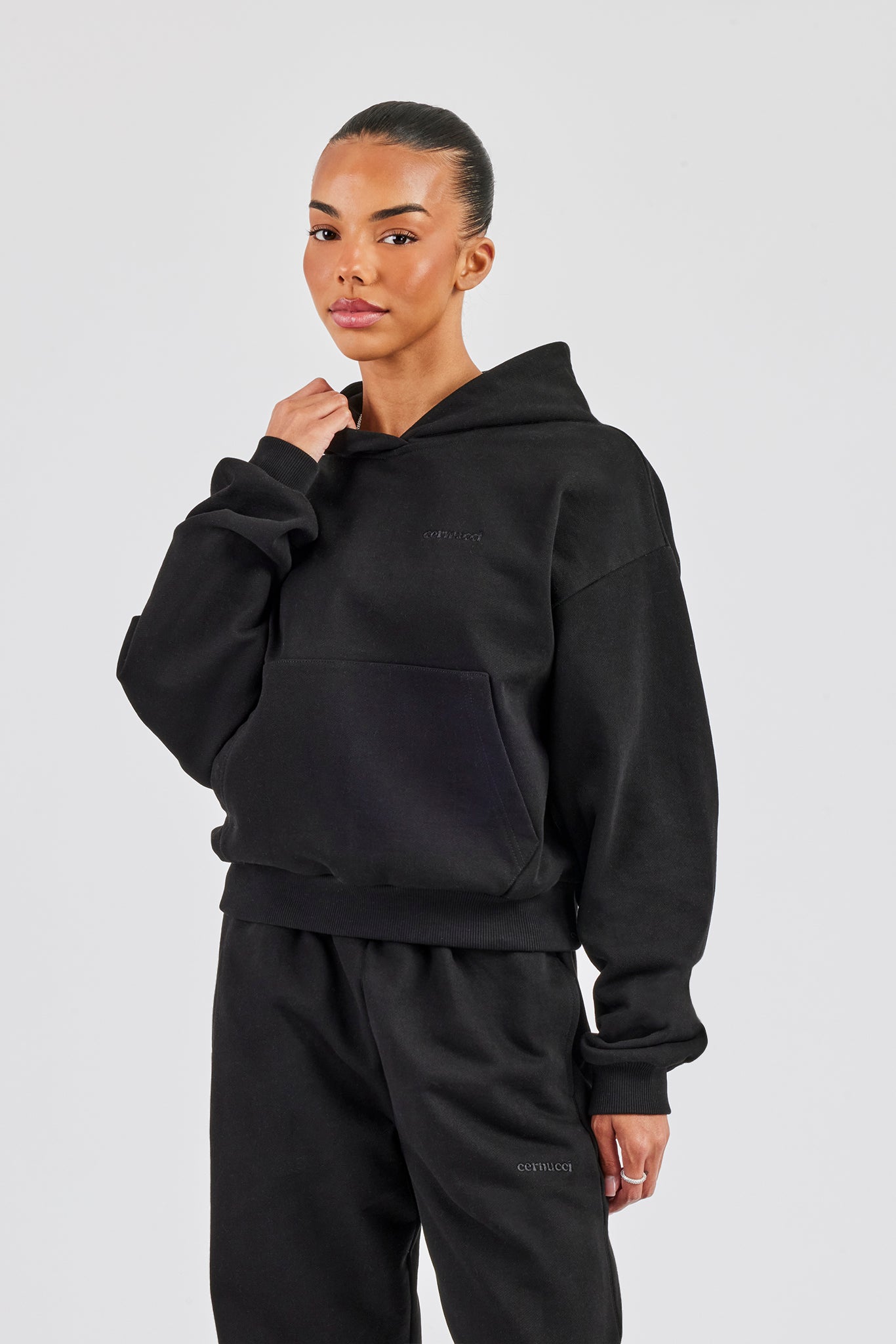 Cernucci Bubble Boxy Hoodie