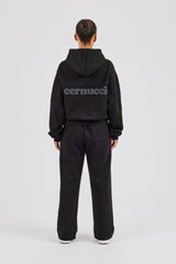 Cernucci Bubble Boxy Hoodie - Black