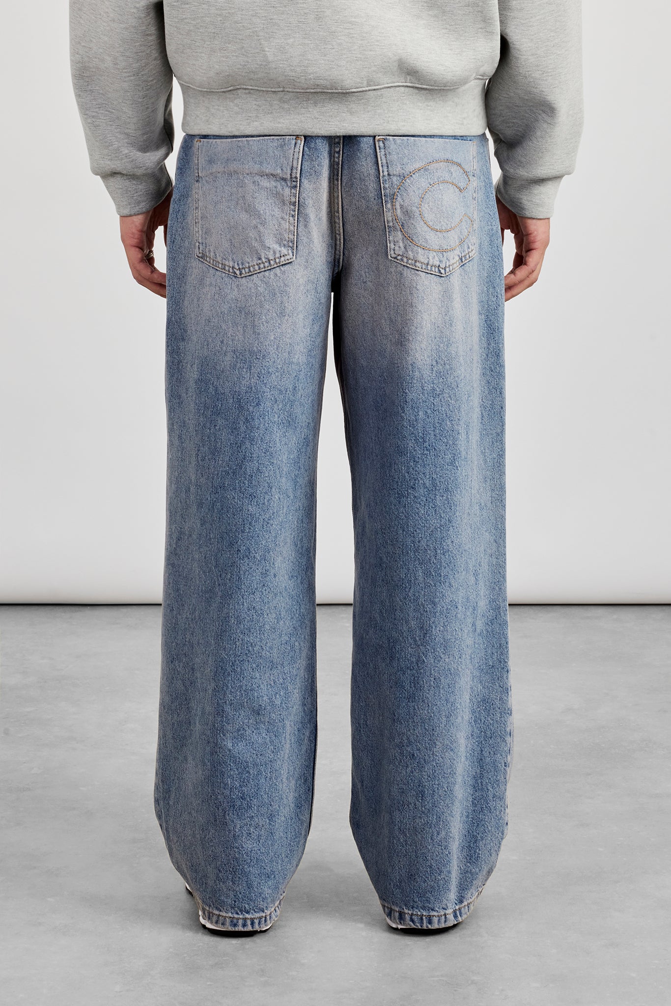 Baggy Peach Tint Jeans - Peach Tint