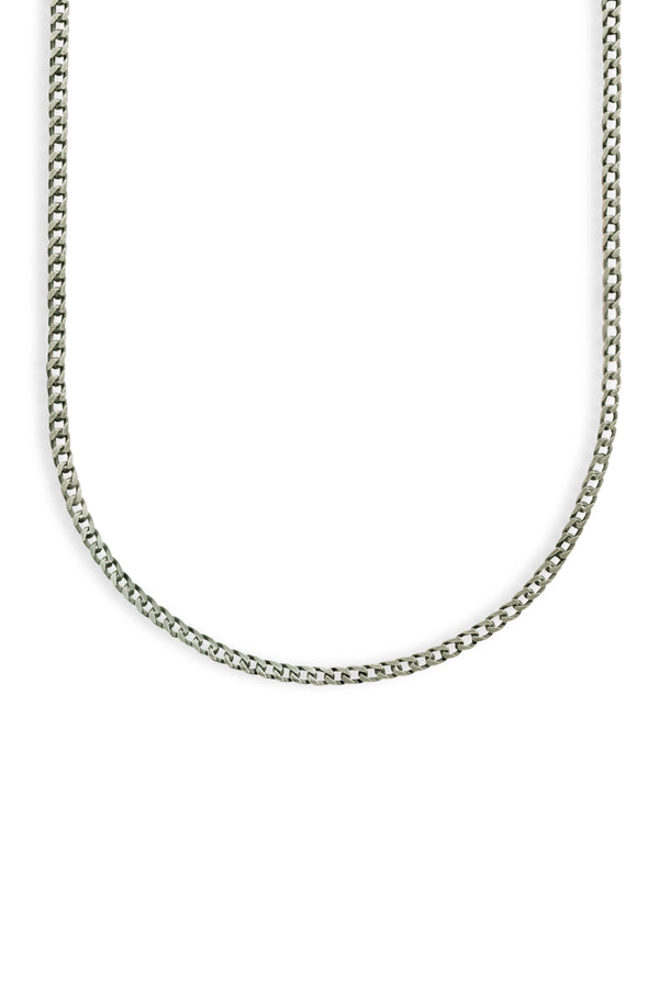 925 Sterling Silver Oxidised Box Chain