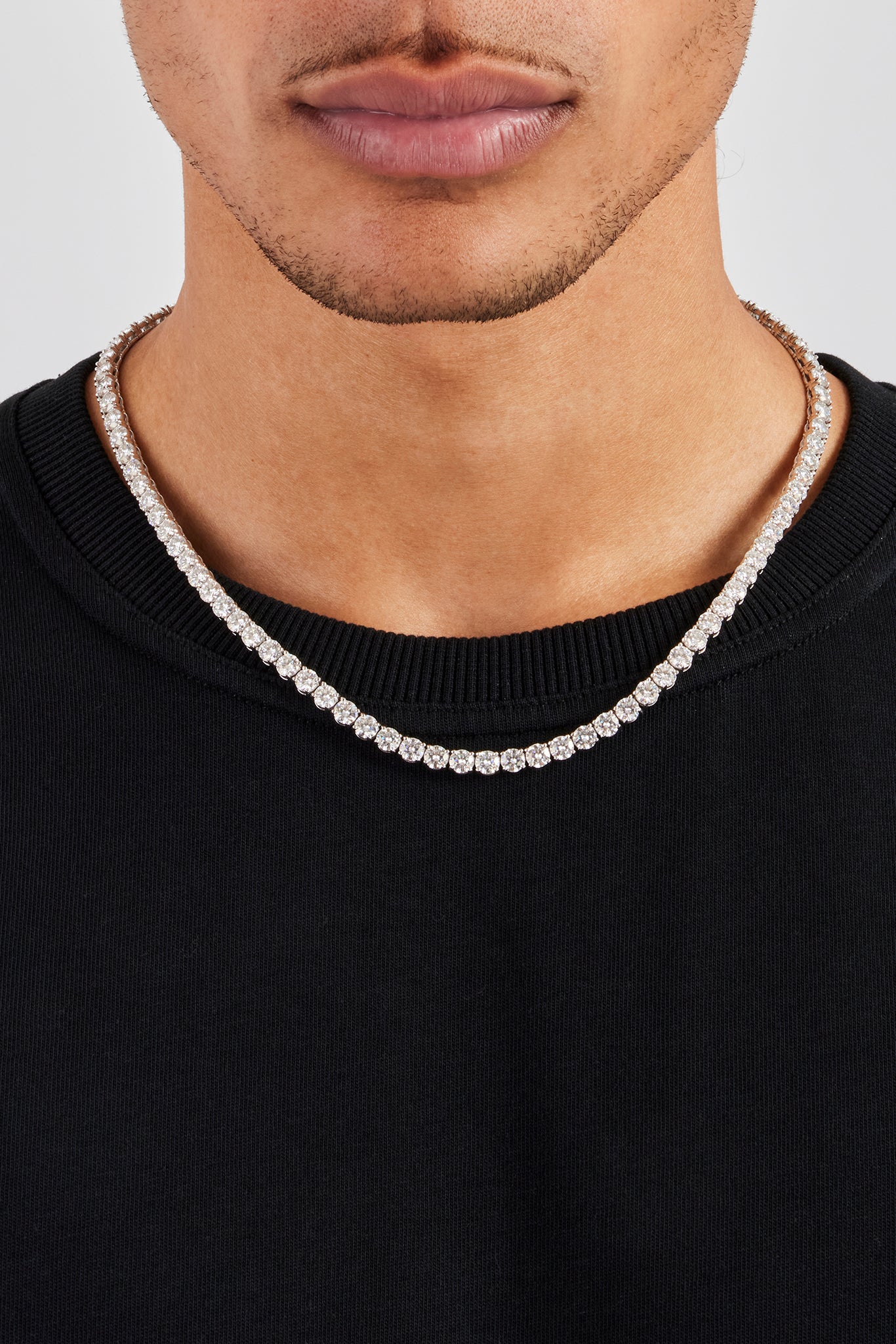 Moissanite 5mm Tennis Chain | Mens Chains | Shop Tennis Chains at ...