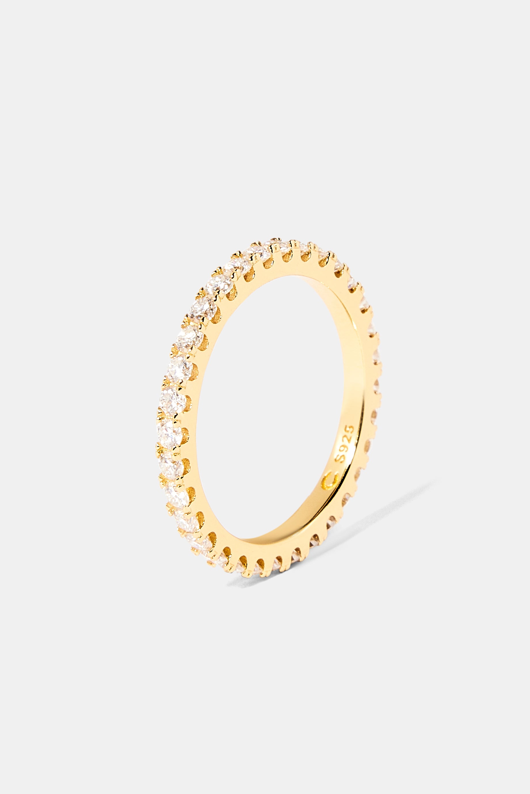 Moissanite Tennis Ring - Gold - 3mm