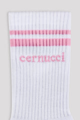 Cernucci Bubble Sock - White