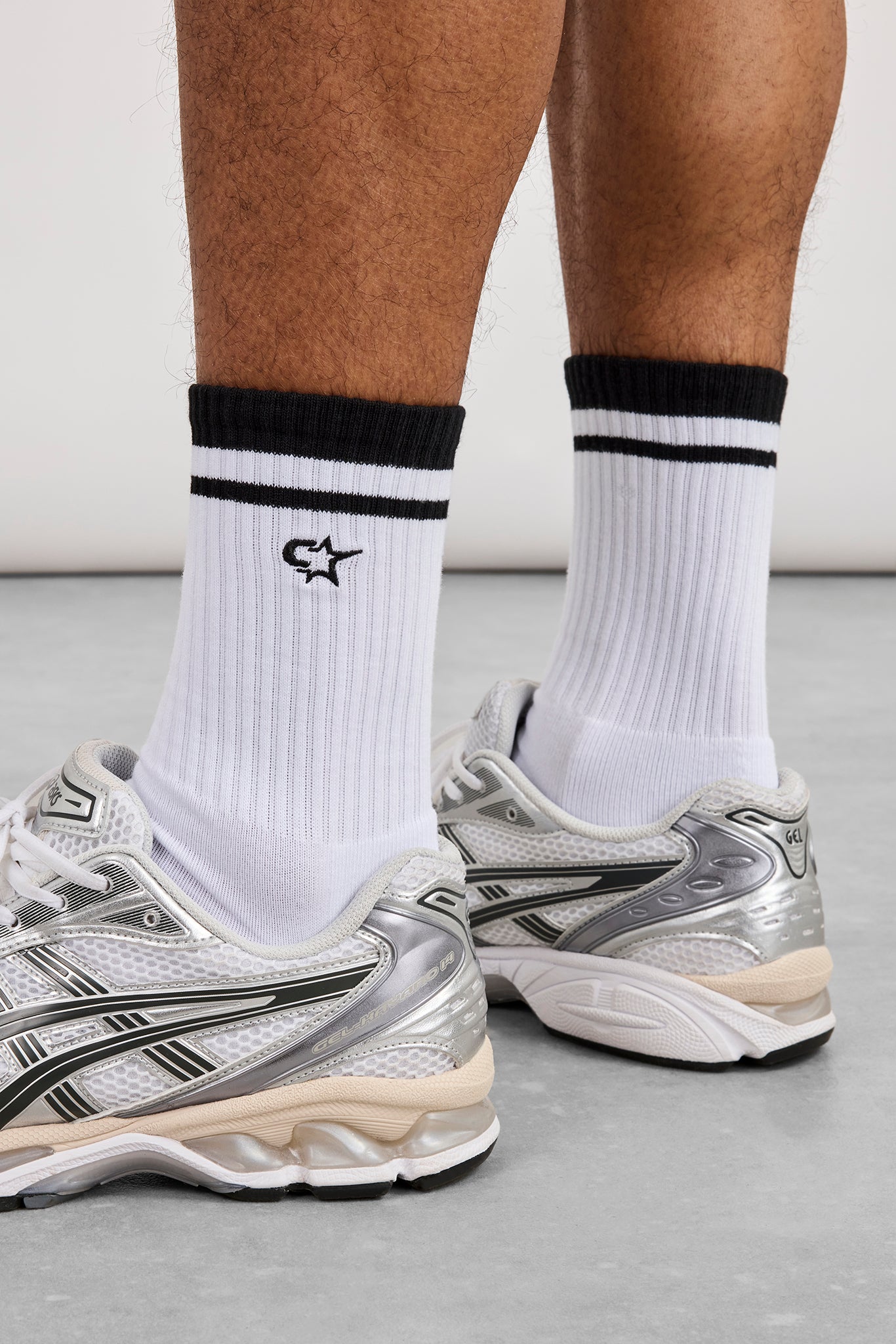 C Star Sock - White