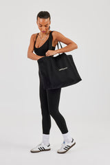 Cernucci Canvas Tote Bag - Black