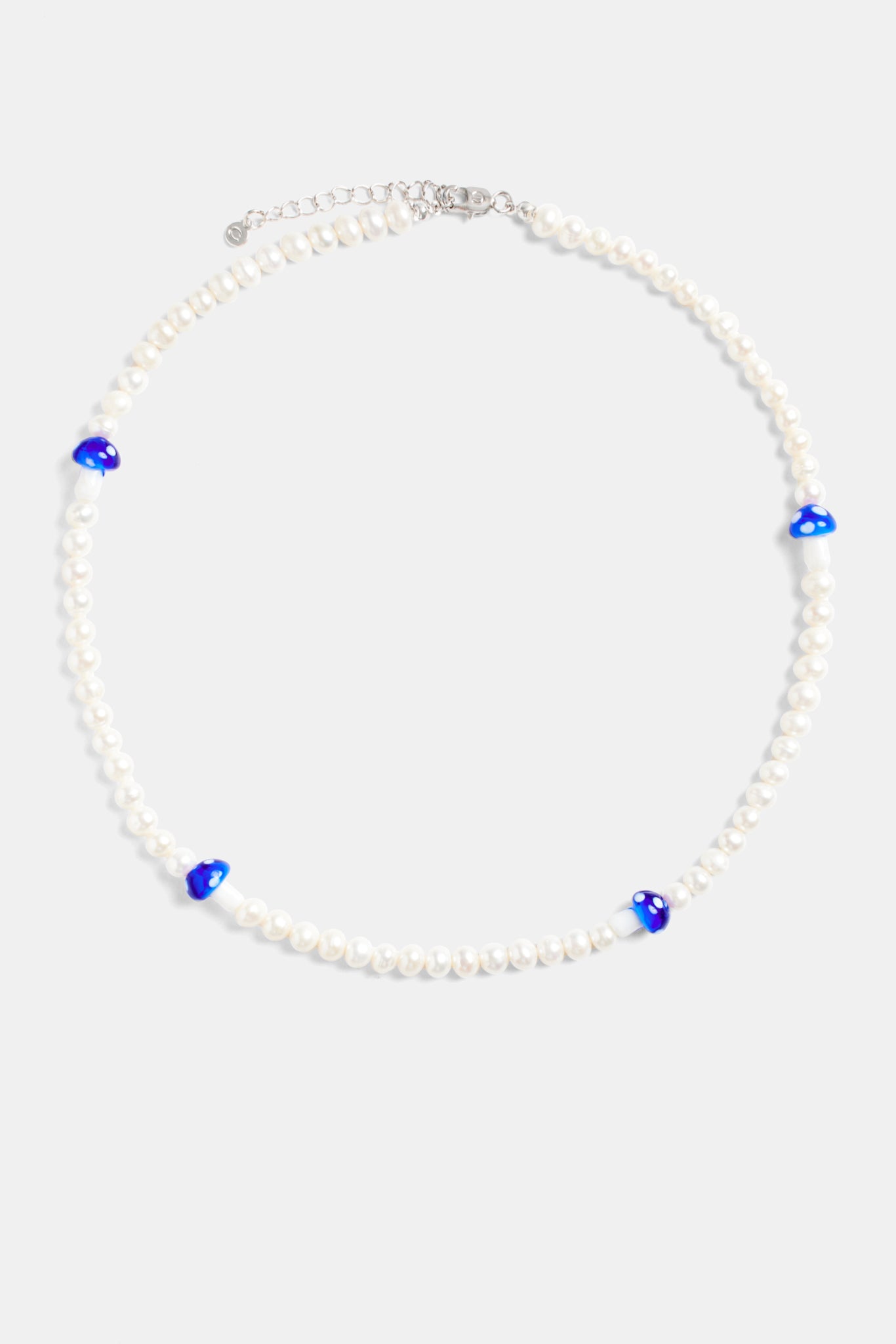 6mm Freshwater Pearl Mushroom Bead Necklace