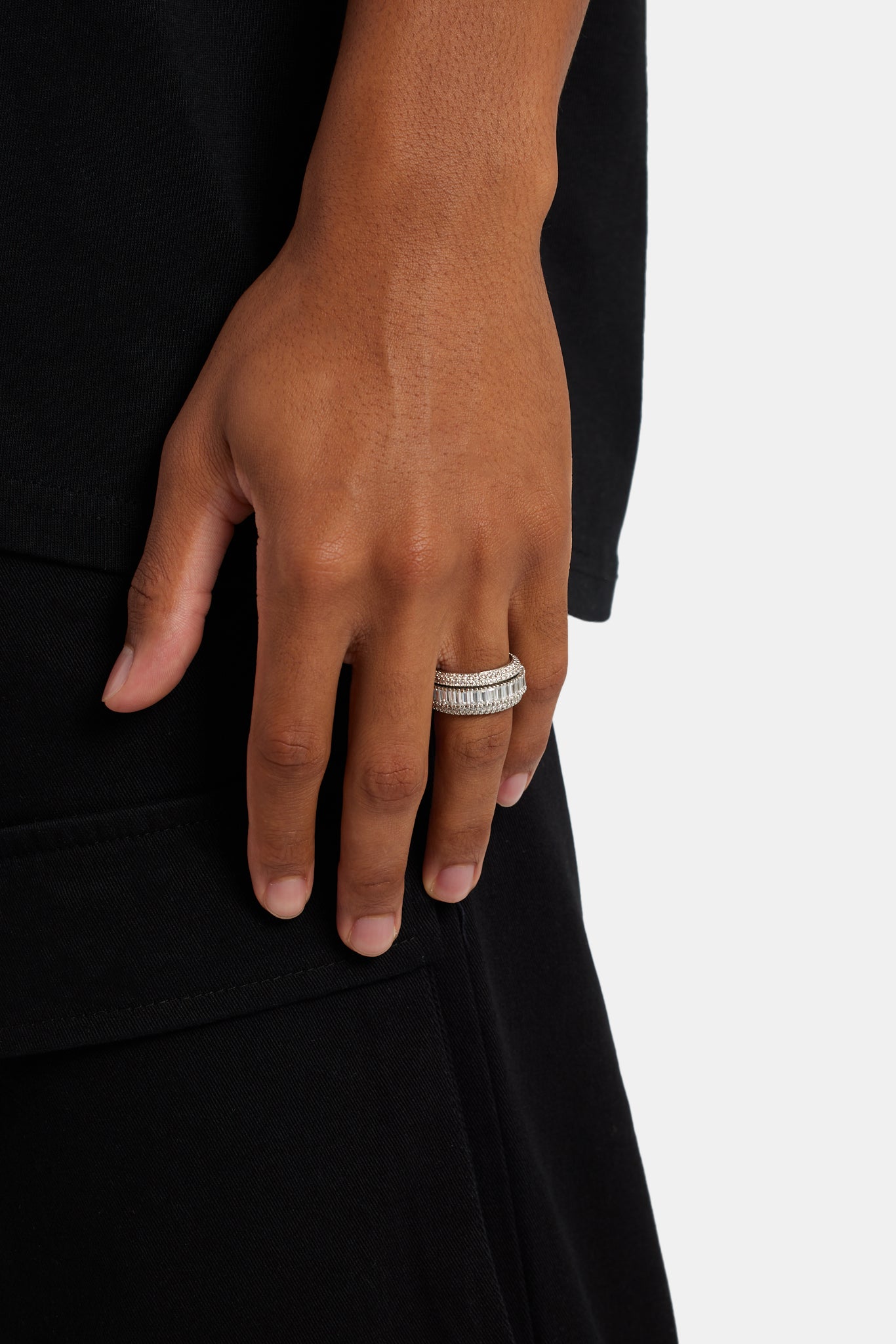 Eis-Baguette-Mittelring